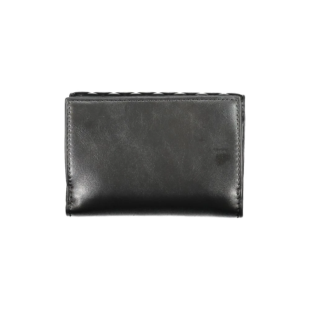 Calvin Klein Zwarte Polyester Portemonnee met RFID-blokkering Black Dames
