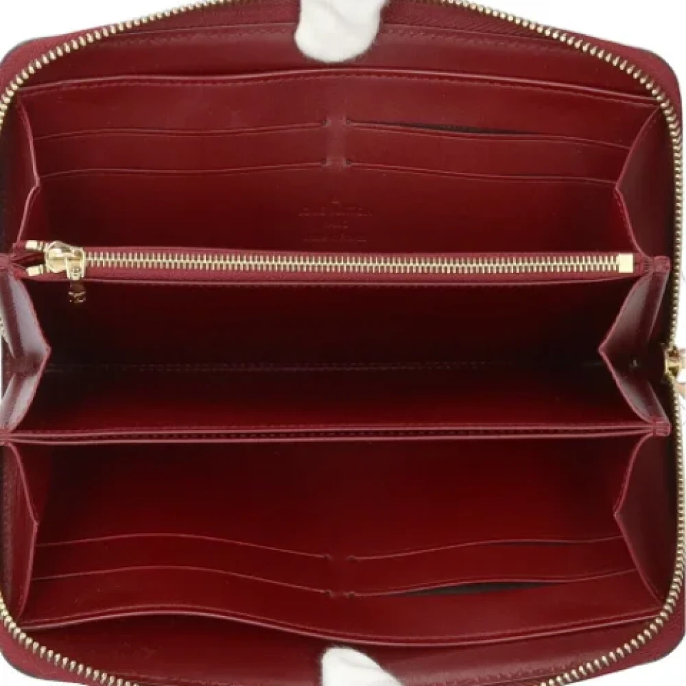 Louis Vuitton Vintage Pre-owned Leather wallets Red Dames