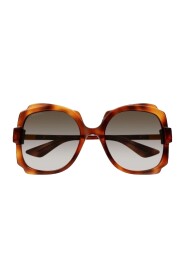 Oversize Havana Brown Okulary przeciwsłoneczne