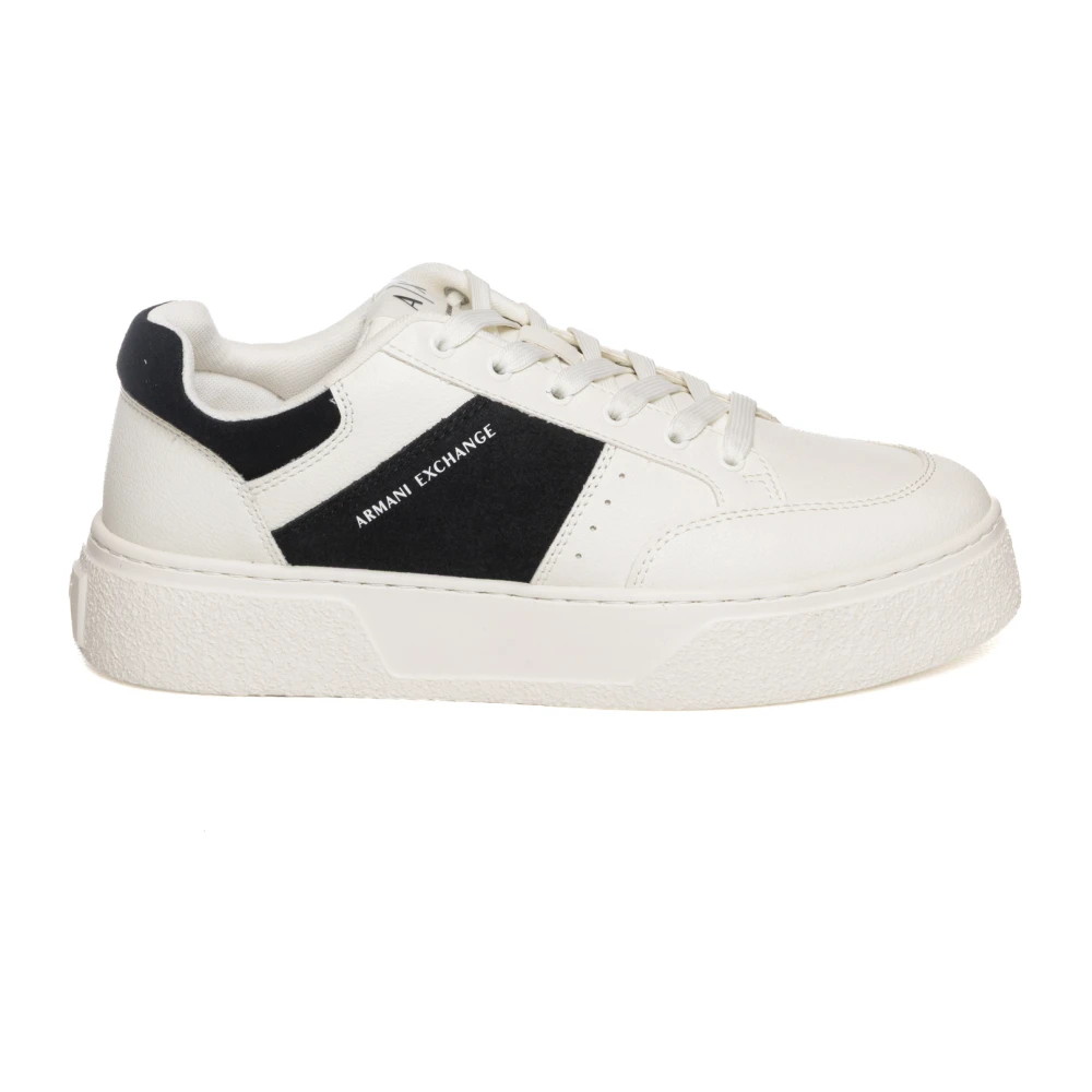 Armani Exchange , Sneakers, Male, White, 10 Uk, Xm002627 Af17540 Trainers