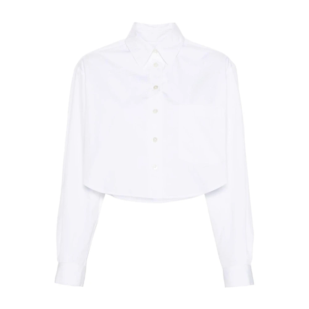 Isabel marant Witte Poplin Klassieke Blouse White Dames