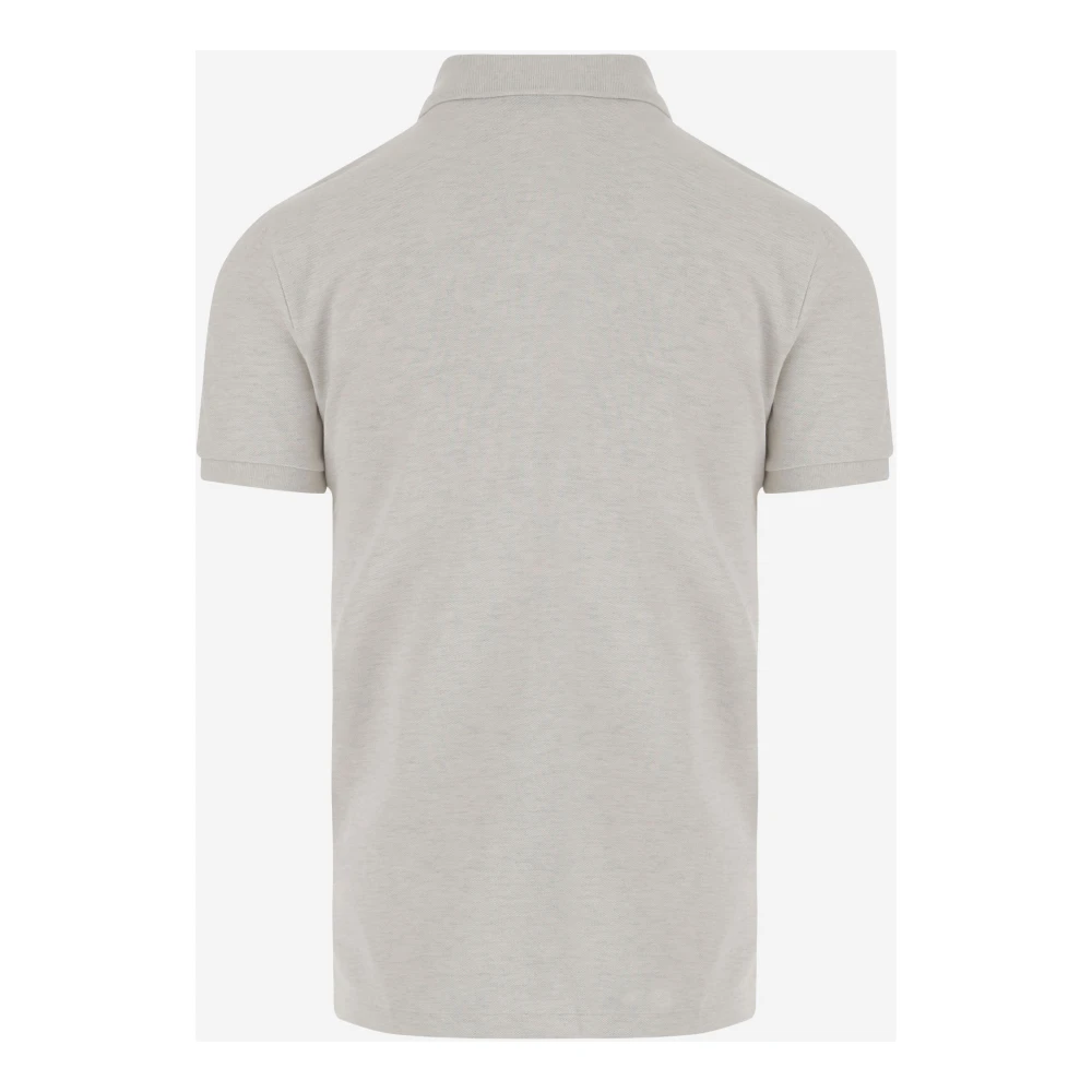 Polo Ralph Lauren Katoenen Polo Shirt Klassieke Kraag Geknoopt White Heren