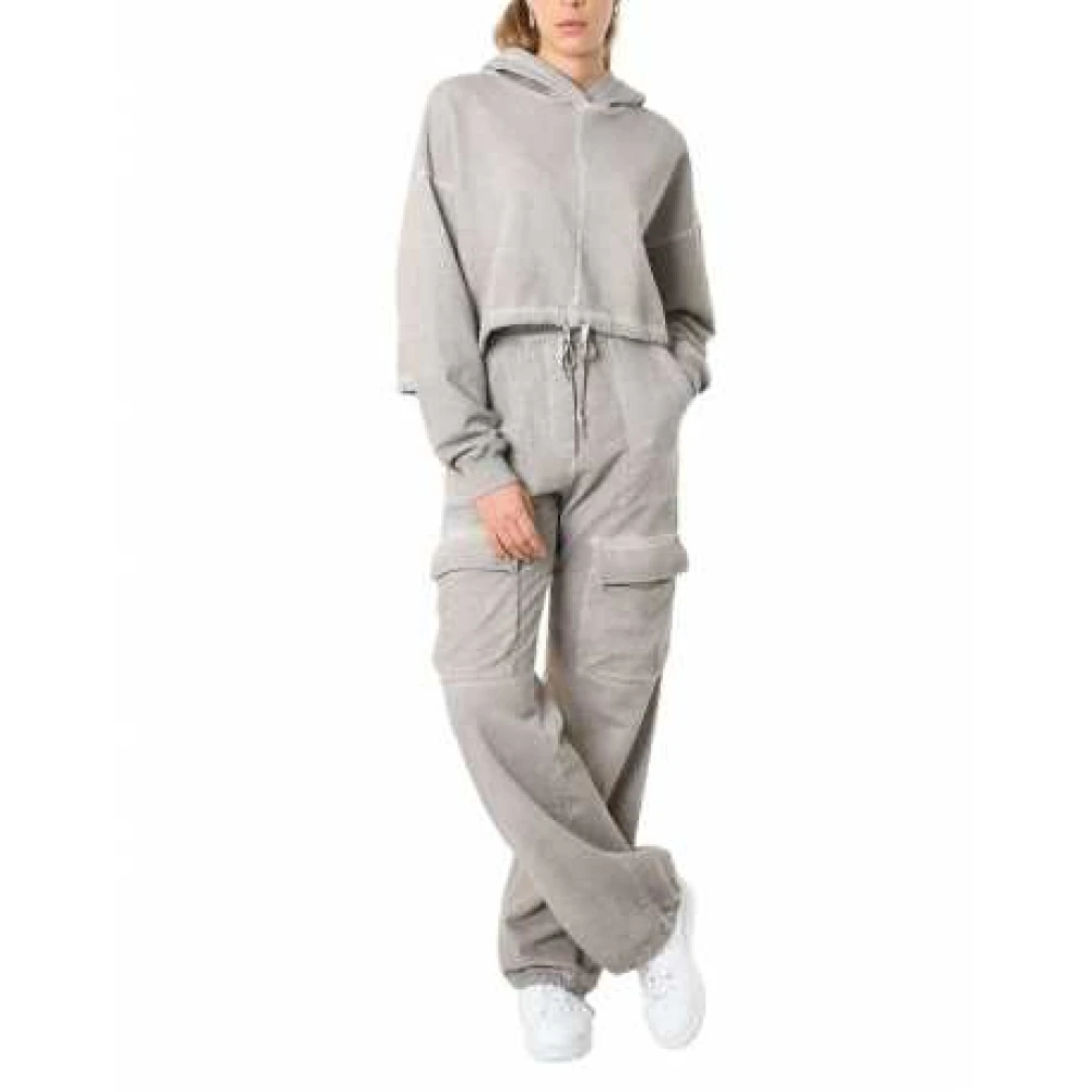 La Haine Inside Us Zandkleurige Hoodie Lw915 Dames Gray Dames