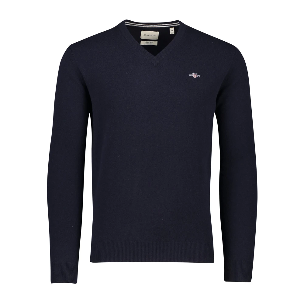 Gant Donkerblauwe Trui Blue Heren
