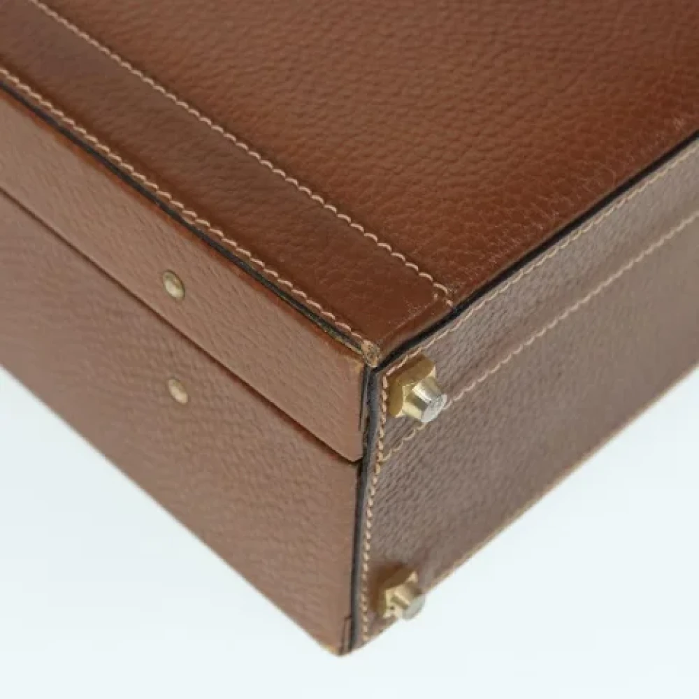 Loewe Pre-owned Leather briefcases Brown Dames