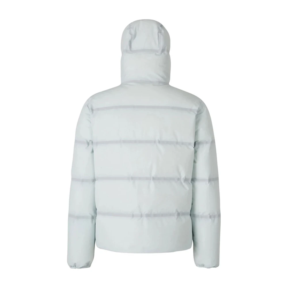 Herno Witte Impact Hooded Zipper Jacket White Heren