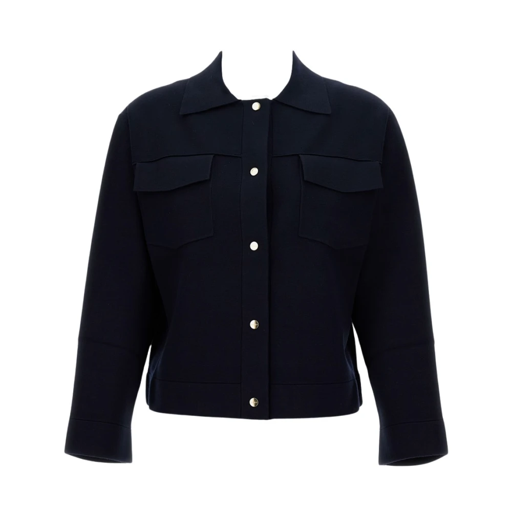 Max Mara Studio Blue Blazers, Female, M, Blazers