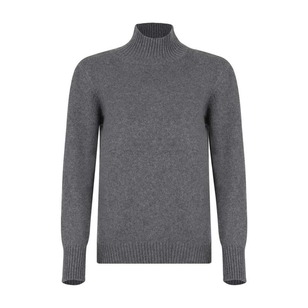 Gran Sasso Grijze Coltrui Kasjmier Trui Gray Dames