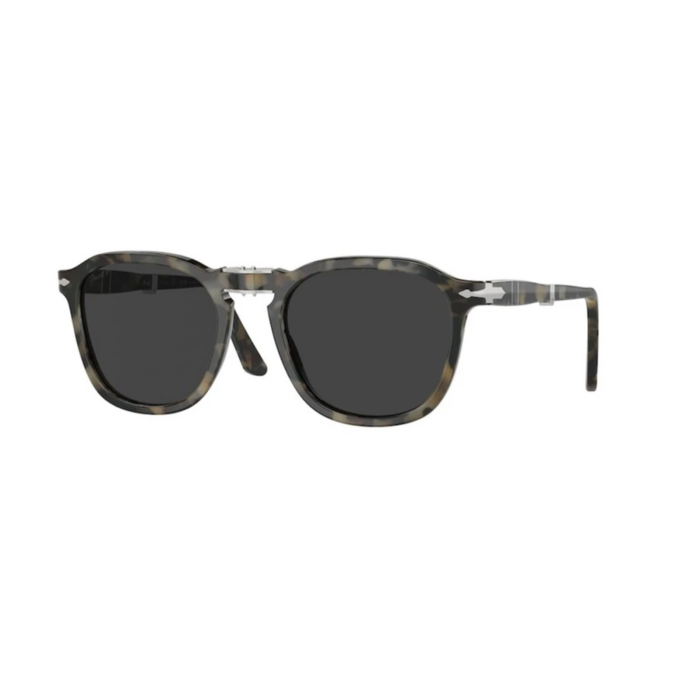 Persol Unisex Dark/Grey Classic Polarized Sunglasses In