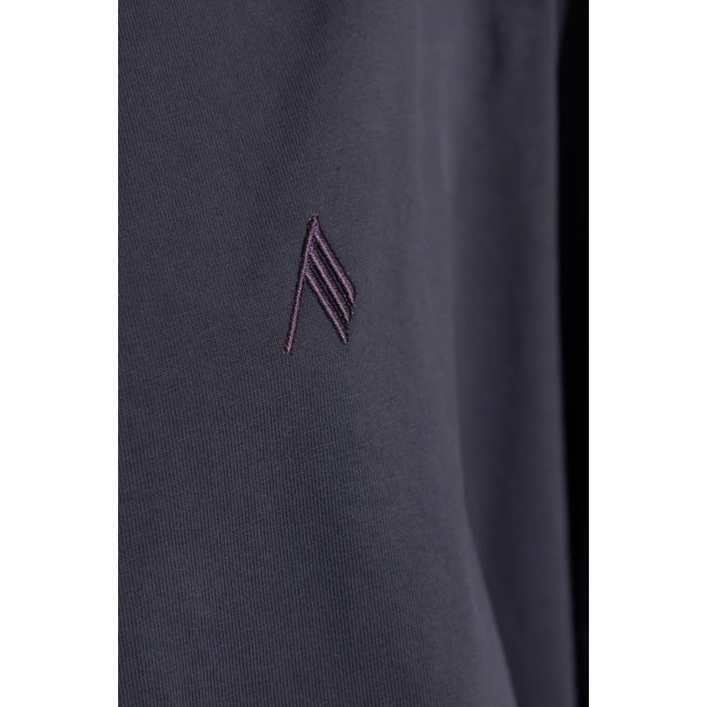 The Attico Logo T-shirt Purple Dames
