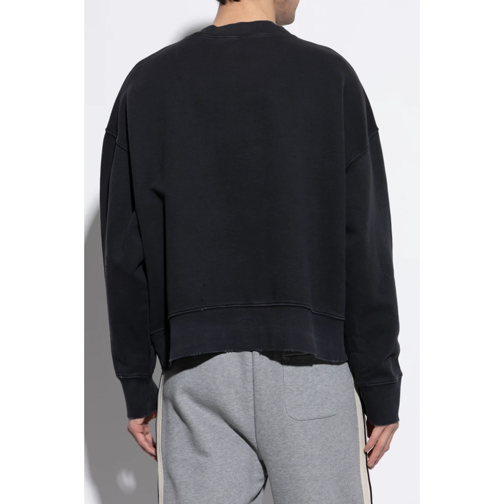 Palm Angels Sweatshirt met logo Black Heren