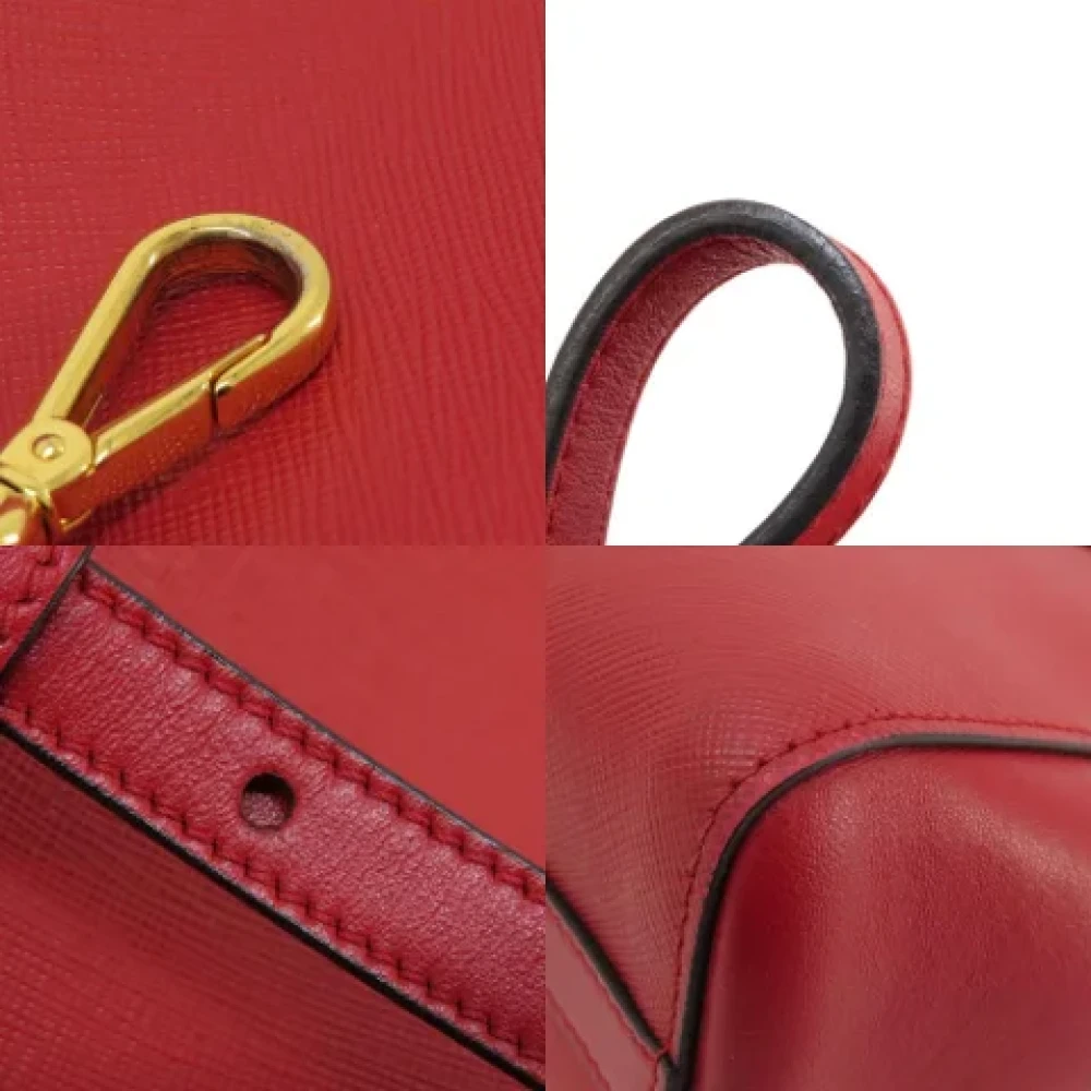 Prada Vintage Pre-owned Fabric prada-bags Red Dames