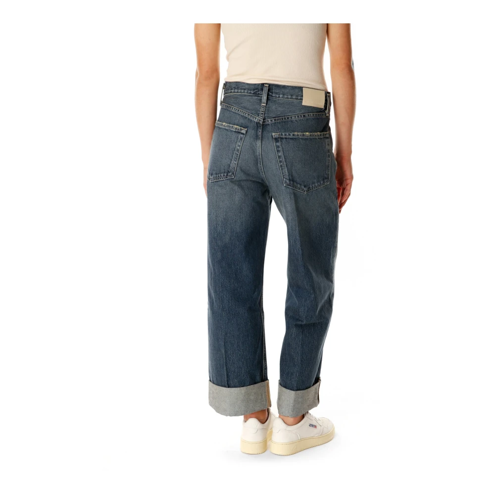 Citizens of Humanity Baggy Straight Fit Jeans Blue Dames