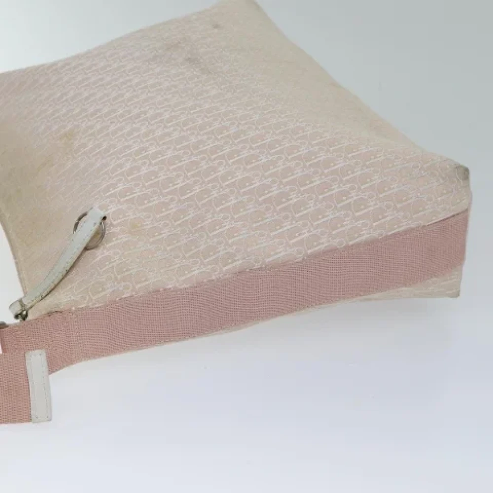 Dior Vintage Pre-owned Canvas dior-bags Pink Dames
