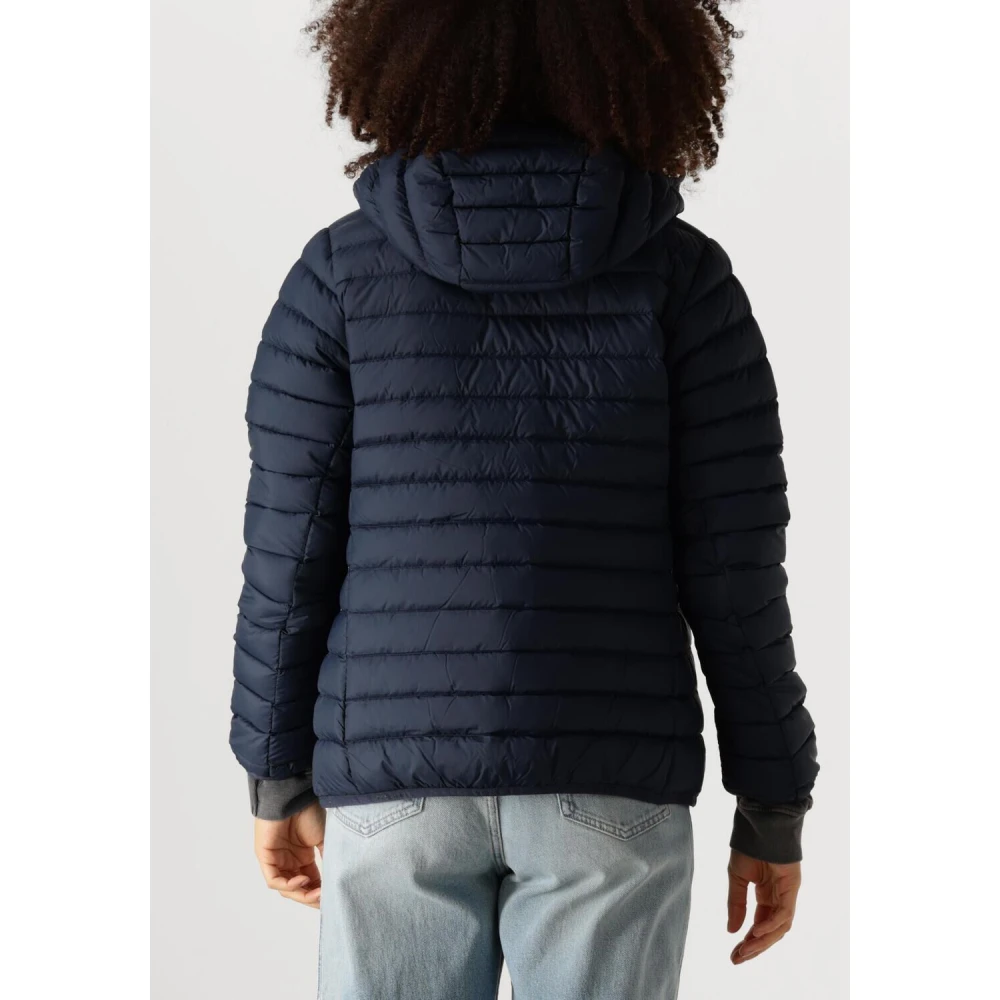 Peak Performance Blauwe Gewatteerde Hoodie Jas Blue Dames
