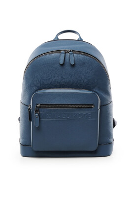 sac-a-dos-en-cuir-bleu-avec-fermeture-eclair