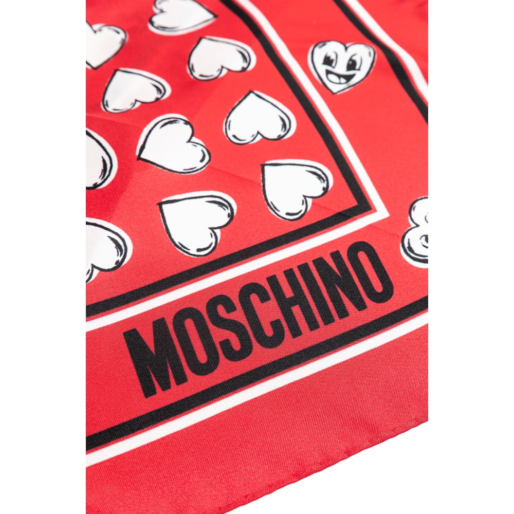 Moschino Hoofdband met sjaal Red Dames