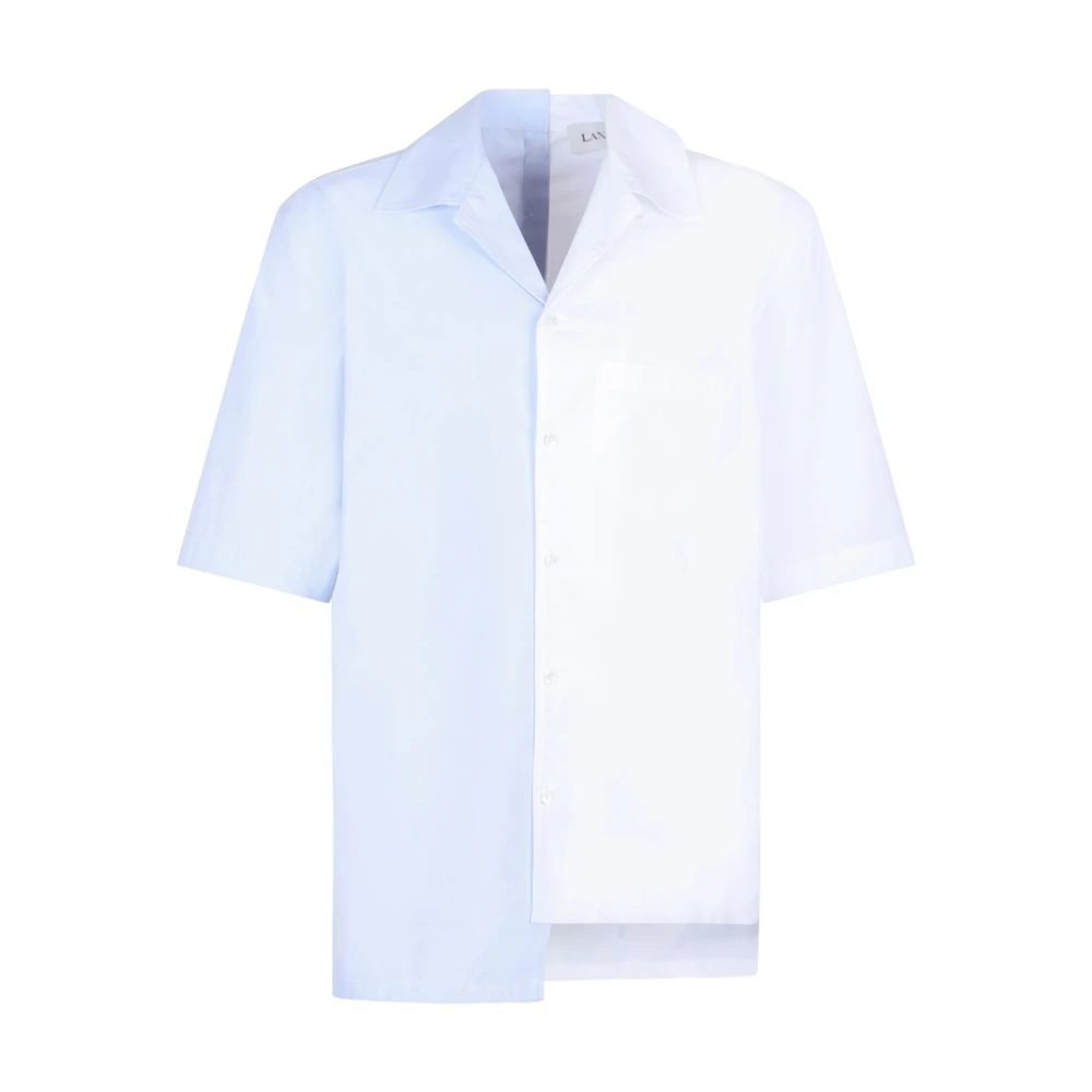 Lanvin Blauw Overhemd Blue Heren