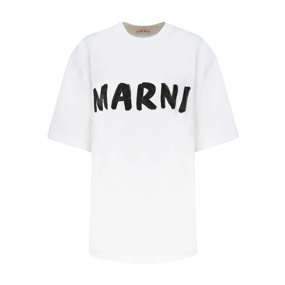 Marni T-shirts en Polos Wit White Dames
