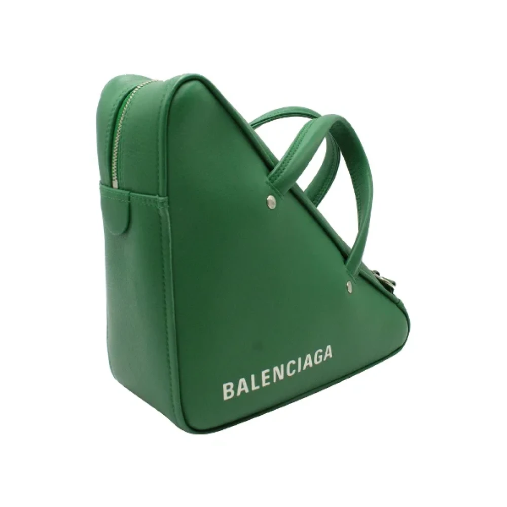 Balenciaga Vintage Pre-owned Leather handbags Green Dames