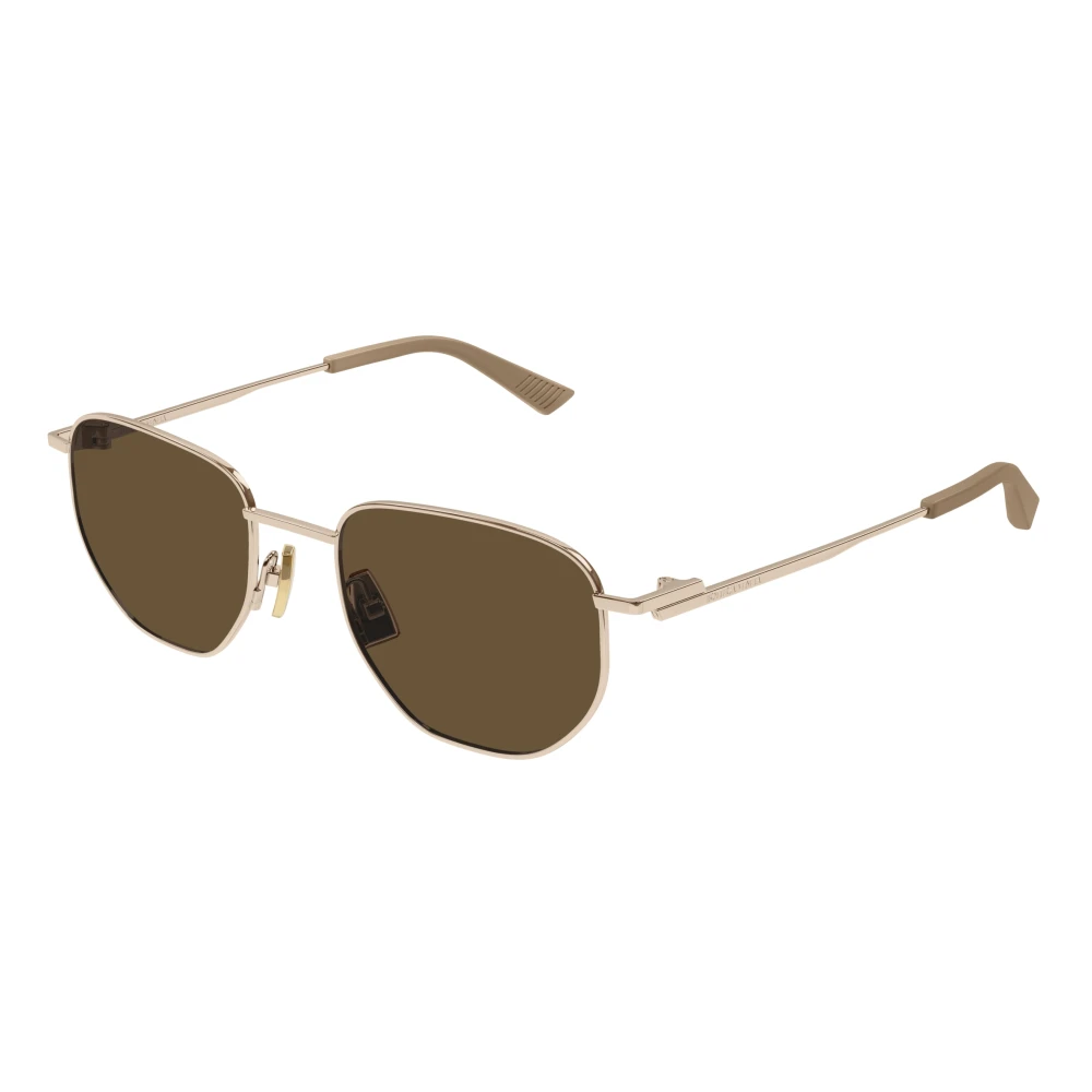 Bottega Veneta Unisex Yellow Sunglasses, 50 Mm, Round Sunglasses