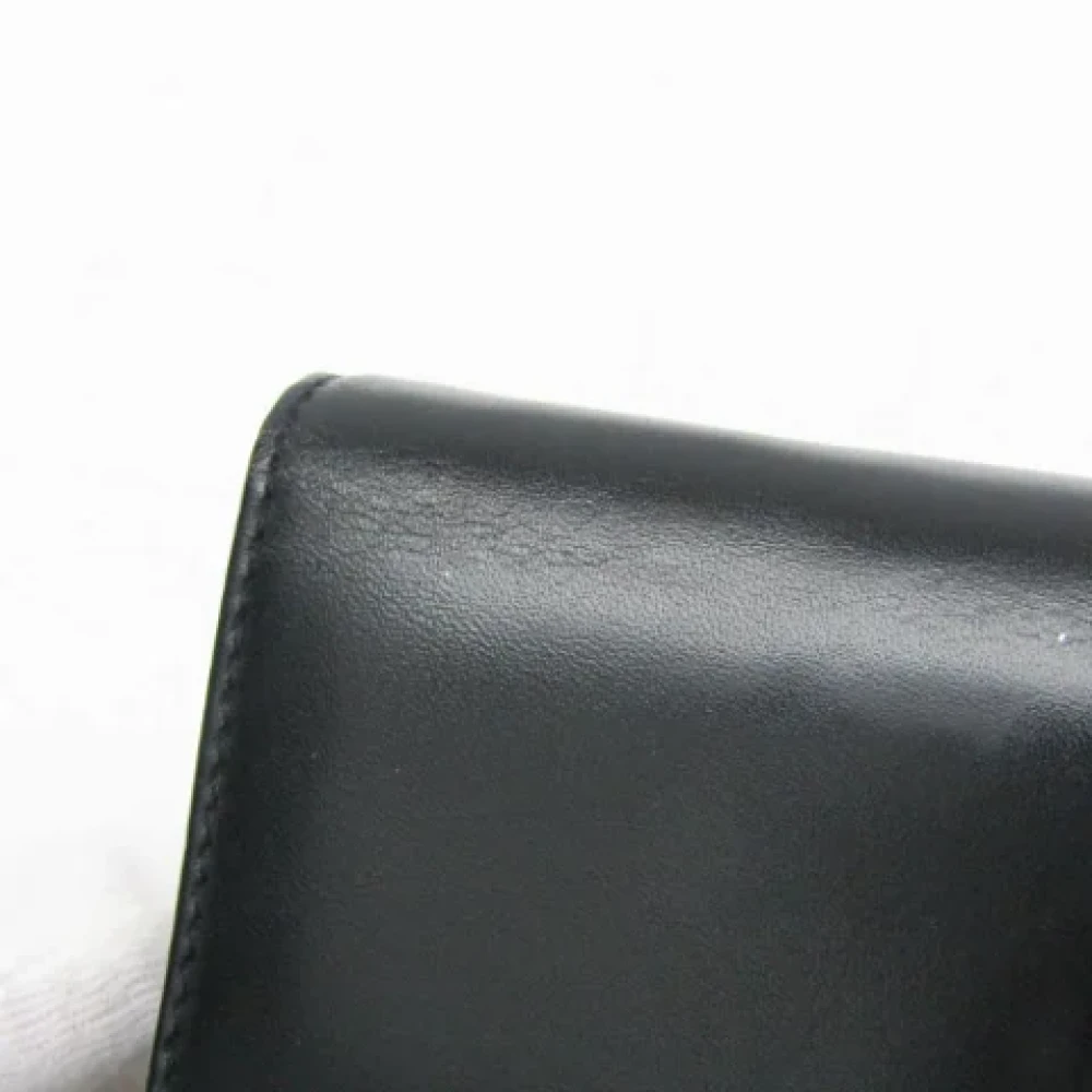 Salvatore Ferragamo Pre-owned Leather shoulder-bags Black Dames