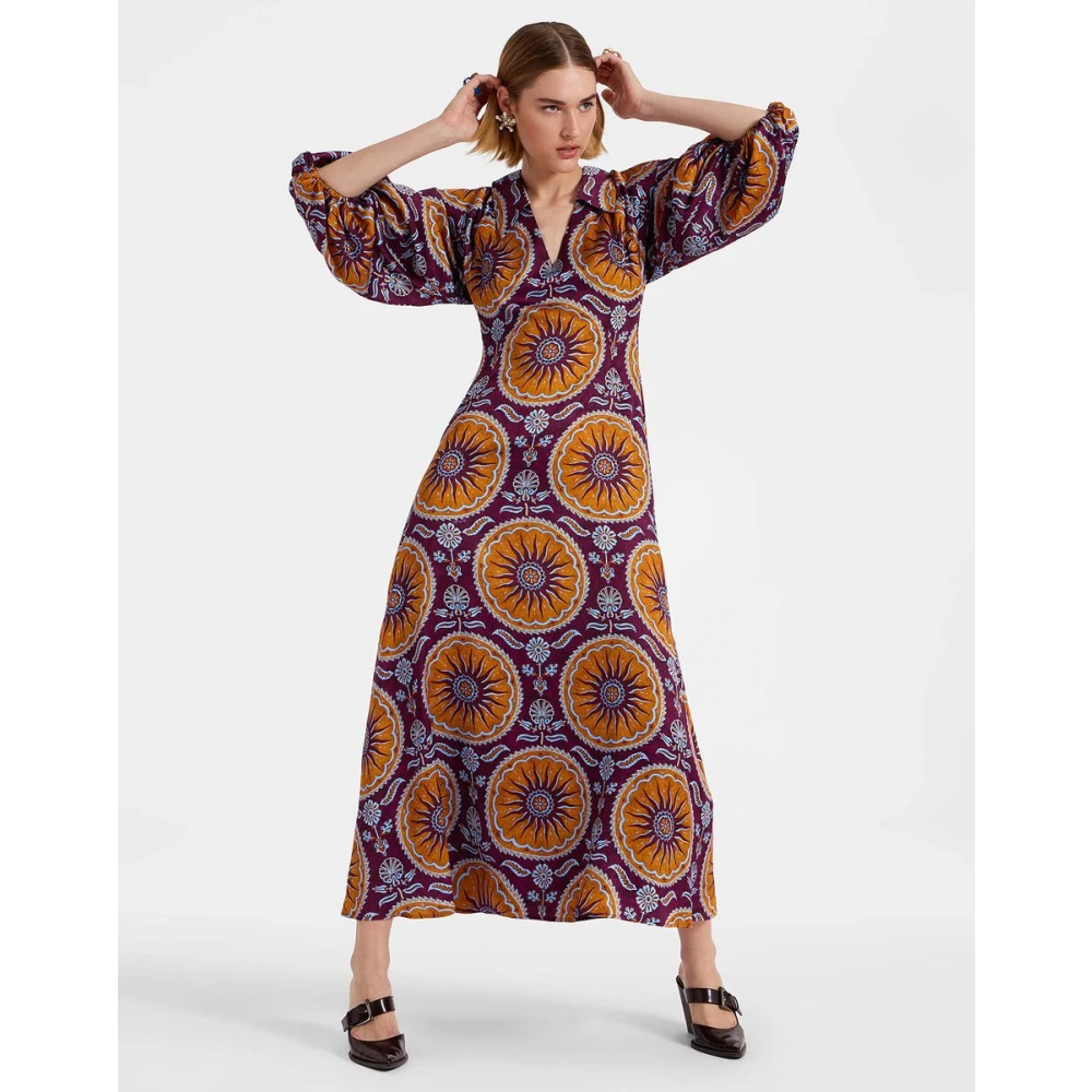 La DoubleJ Glastonbury Goddess Jurk Multicolor Dames