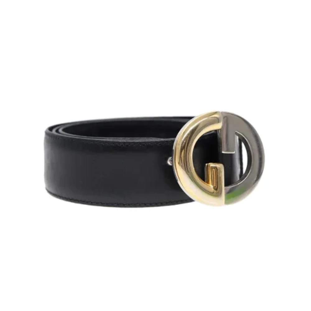 Gucci Vintage Pre-owned Leather belts Black Dames