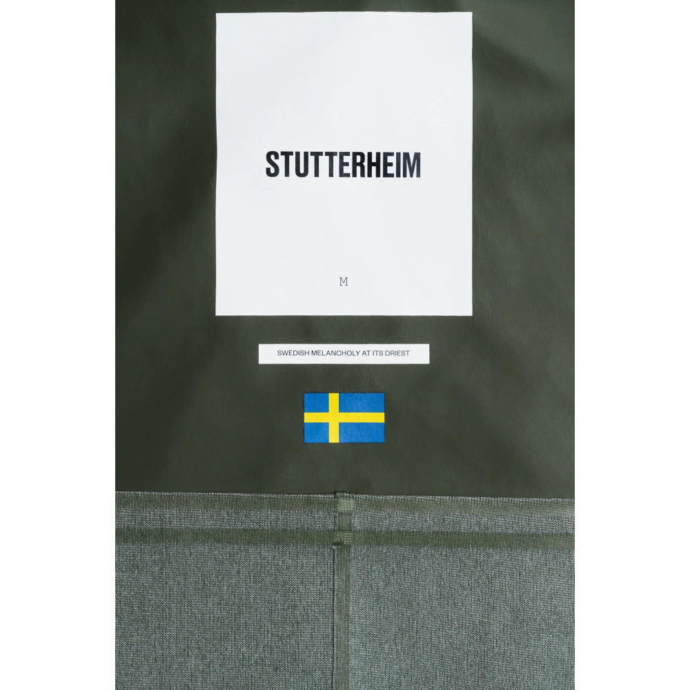 Stutterheim Waterdicht Overshirt voor Mannen Green Heren