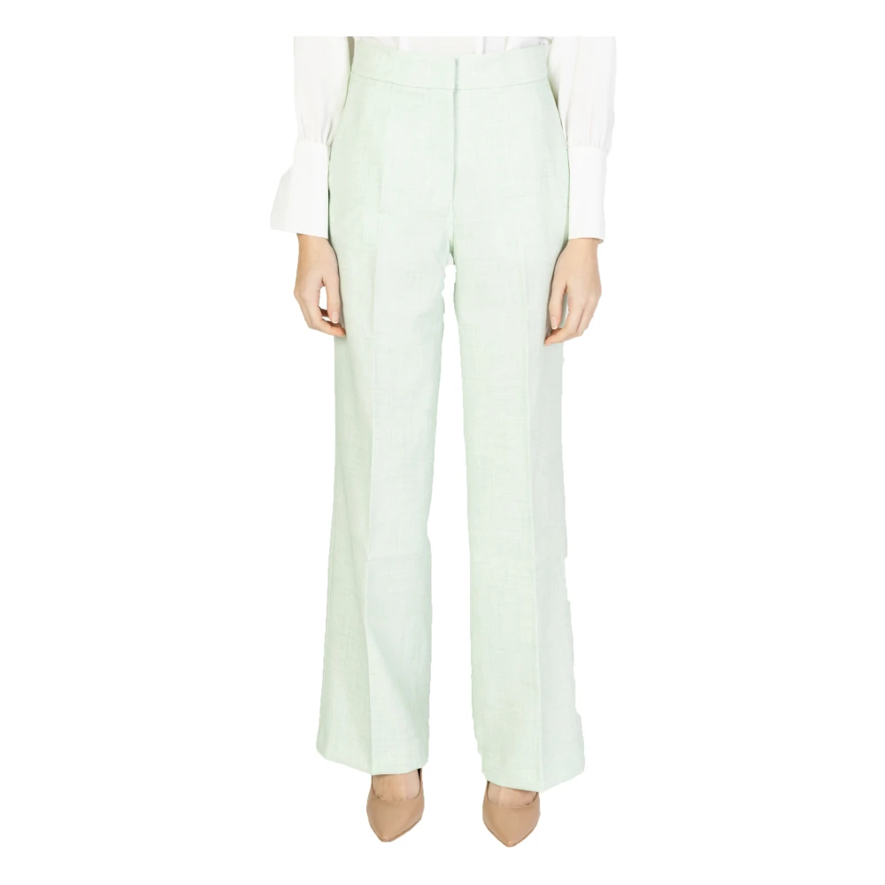 Guess Wide Trousers Green Dames