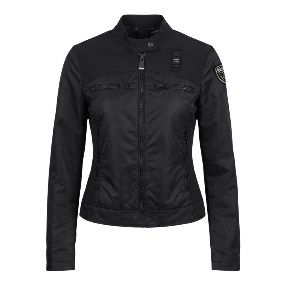 Blauer Damen Schwarz Melba Daunenjacke