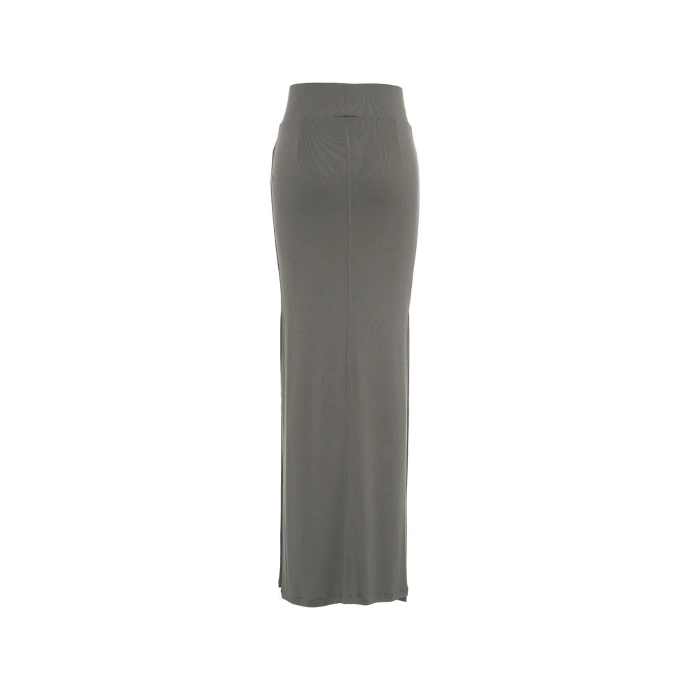 Thom Krom Grijze Maxi Rok met Hoge Taille Gray Dames