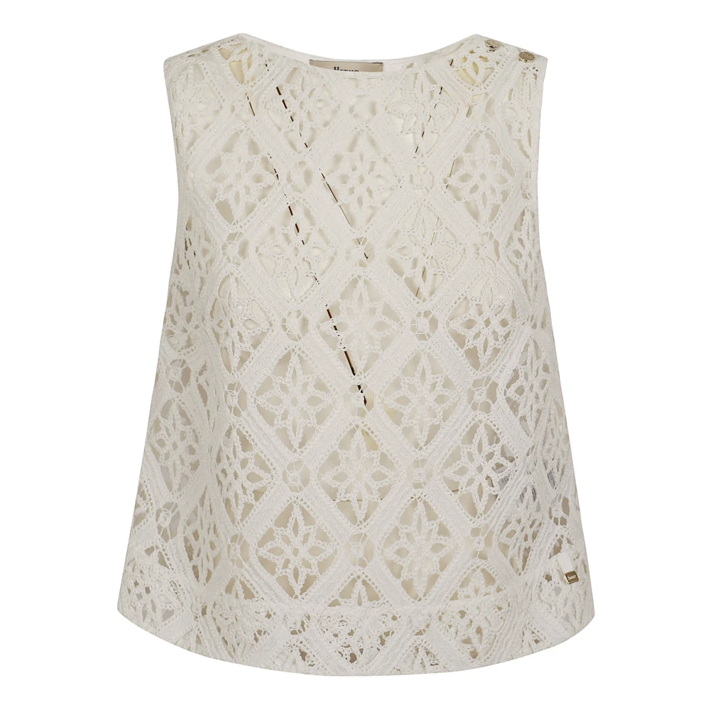 Herno Vrouw Wit Overhemden Dames, S, Katoen, Shirt