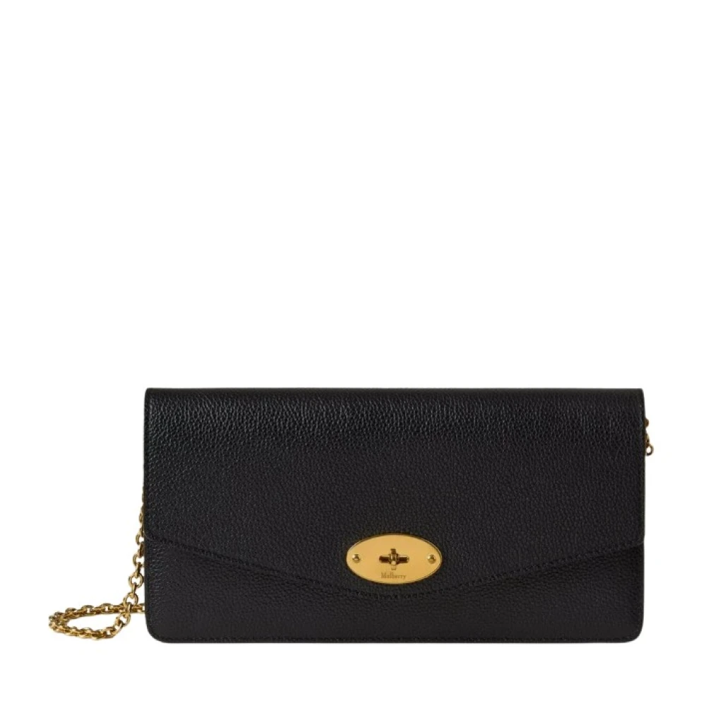 Mulberry Women's Black Darley Clutch - Cross Body Bags - One Size - Bags
