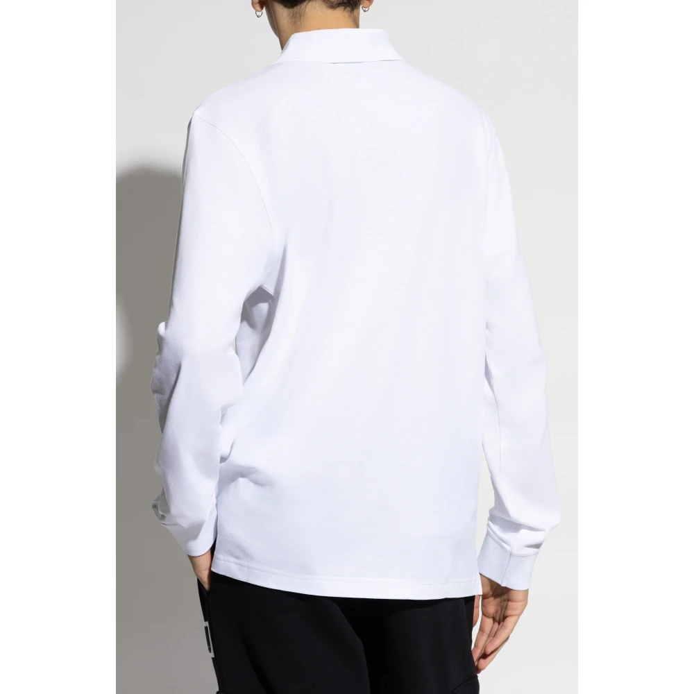 Moschino Polo met patch White Heren