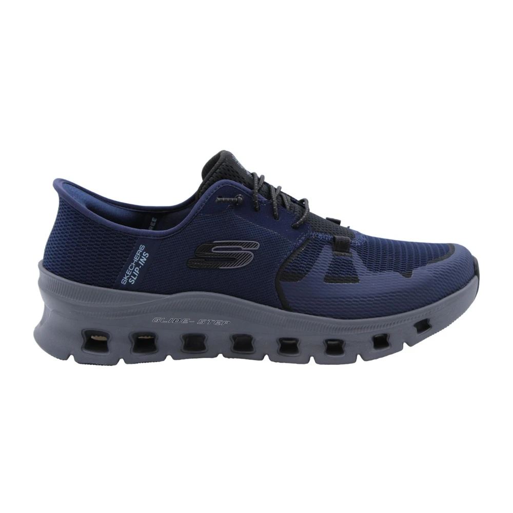 Skechers Men's Blue Zabaglione Sneaker - Sneakers - 9 Uk - Shoes