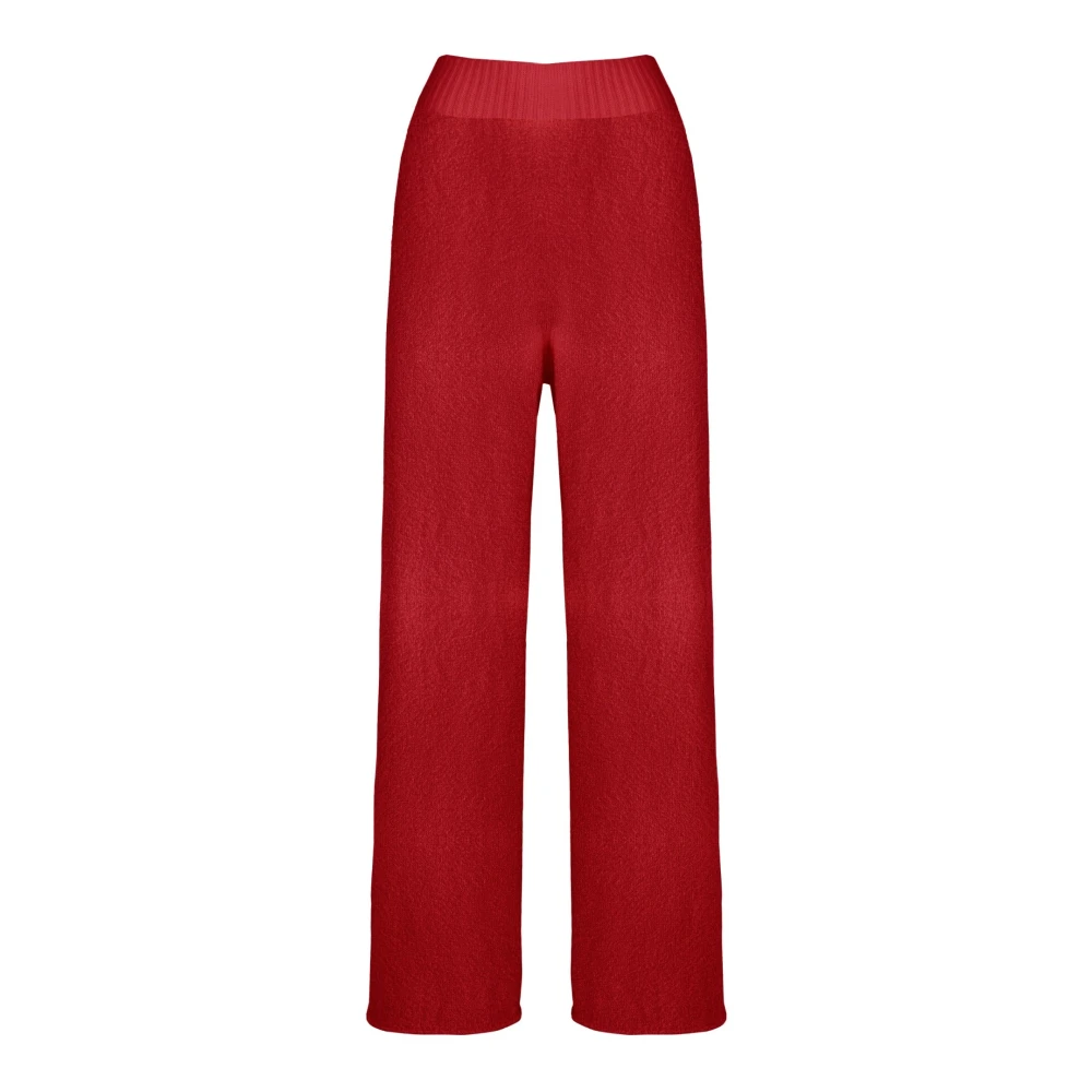 BomBoogie Naadloze Wijde Broek Red Dames