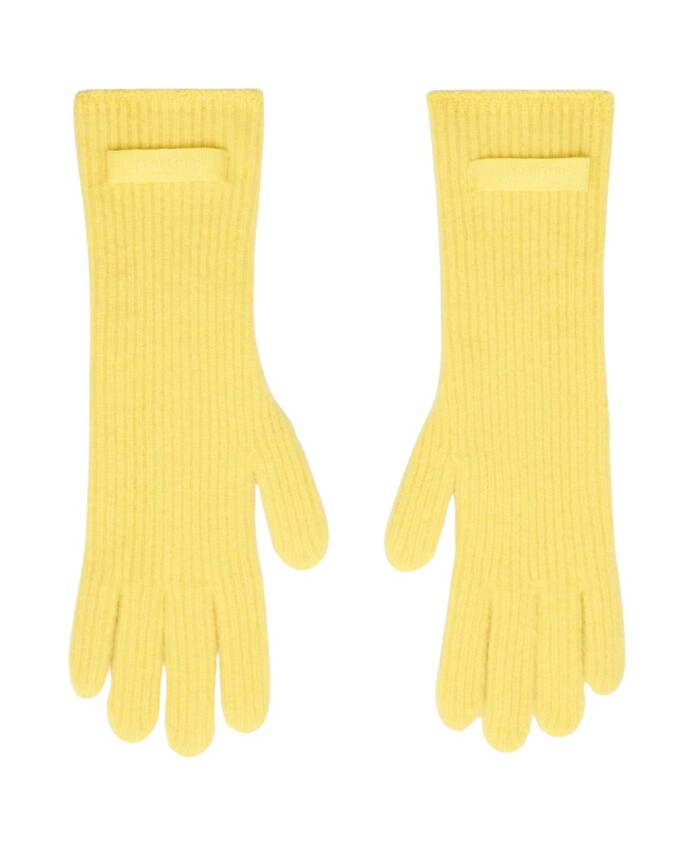 gants-en-tricot-de-mohair-jaune