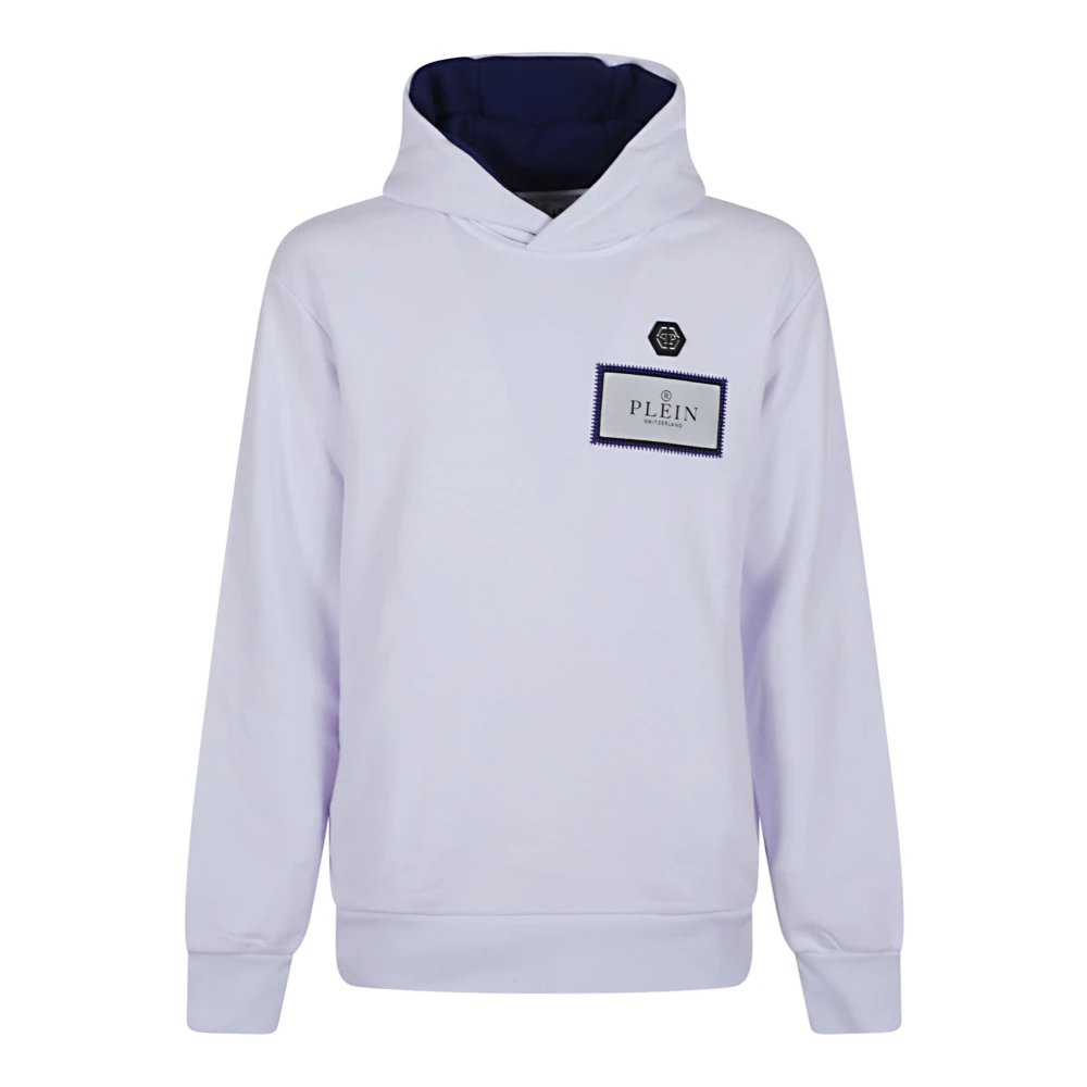 Philipp Plein Witte Hoodie Sweatshirt White Heren