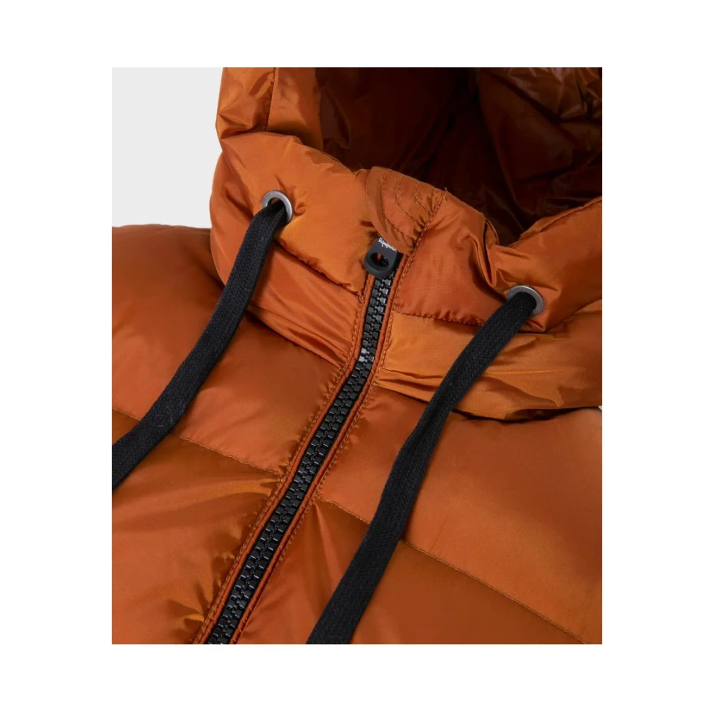 RefrigiWear Stijlvolle Winter Parkas voor Mannen Orange Dames