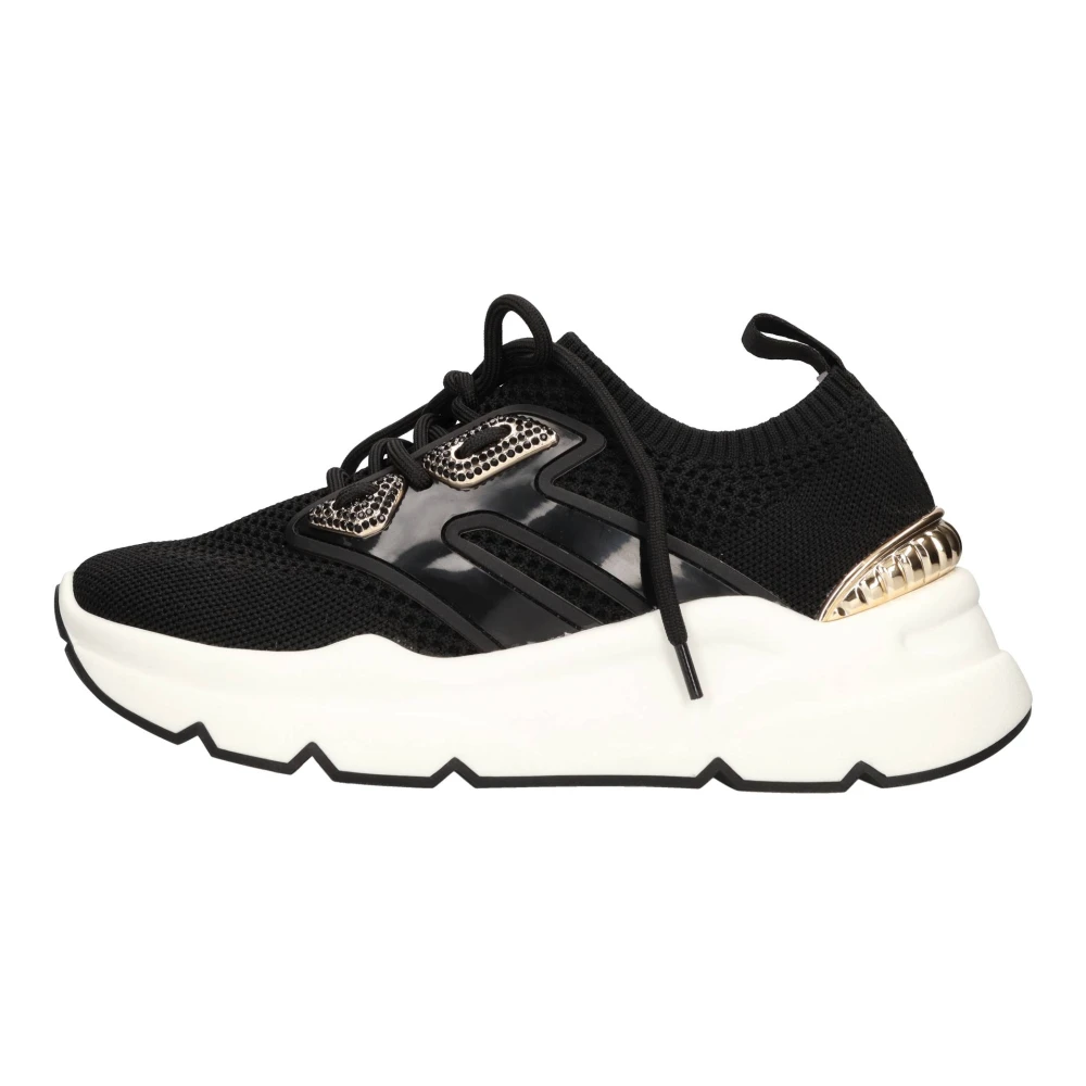 Emanuelle Vee 441P-102-12 Sneaker Dames Schoenen Zwart