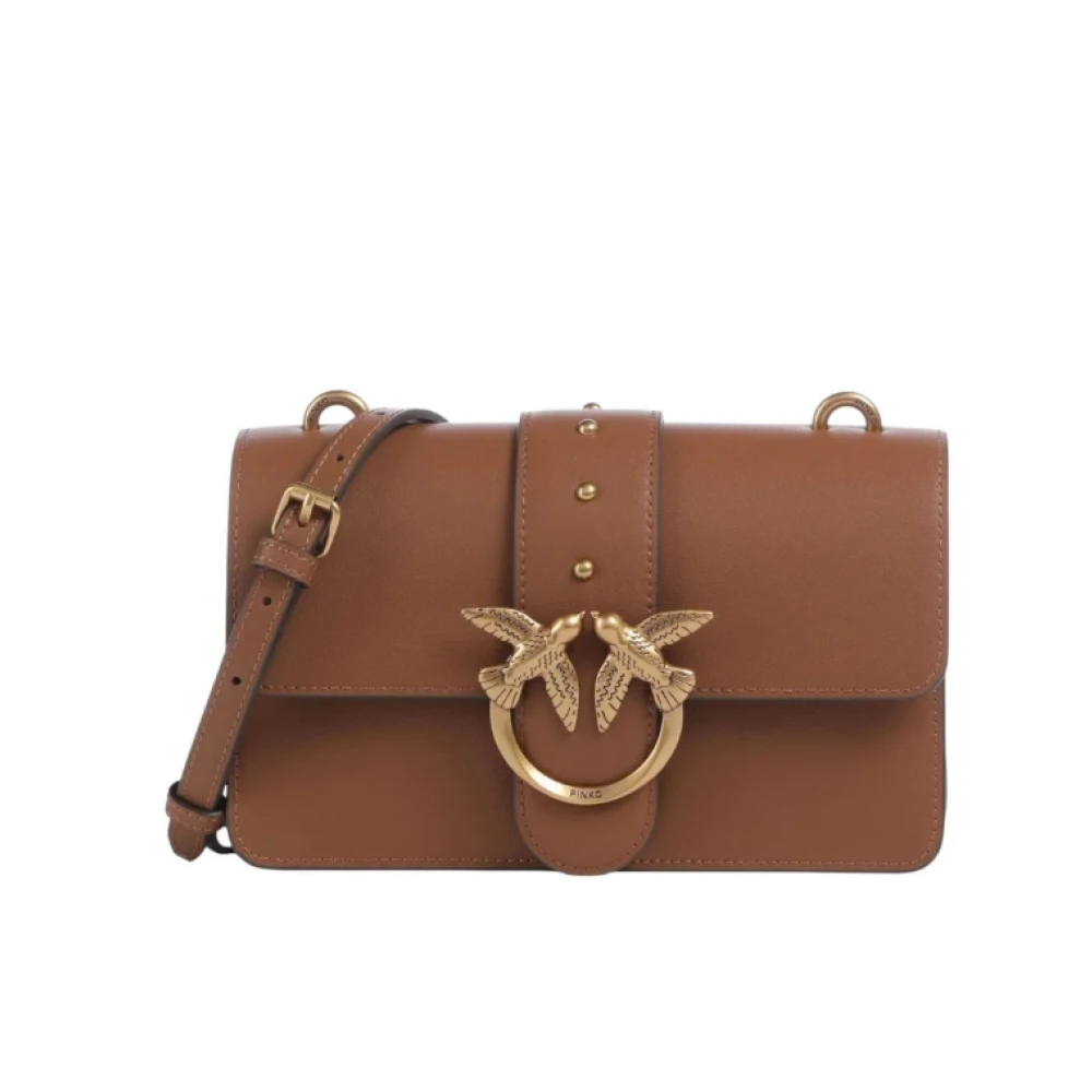 Pinko Women's Brown Cross Body Bags, One Size, Love Bag One