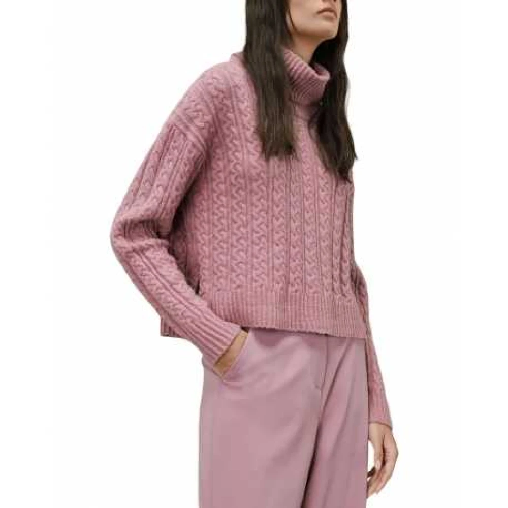 RRD Roze Twisted Trui met Col Pink Dames