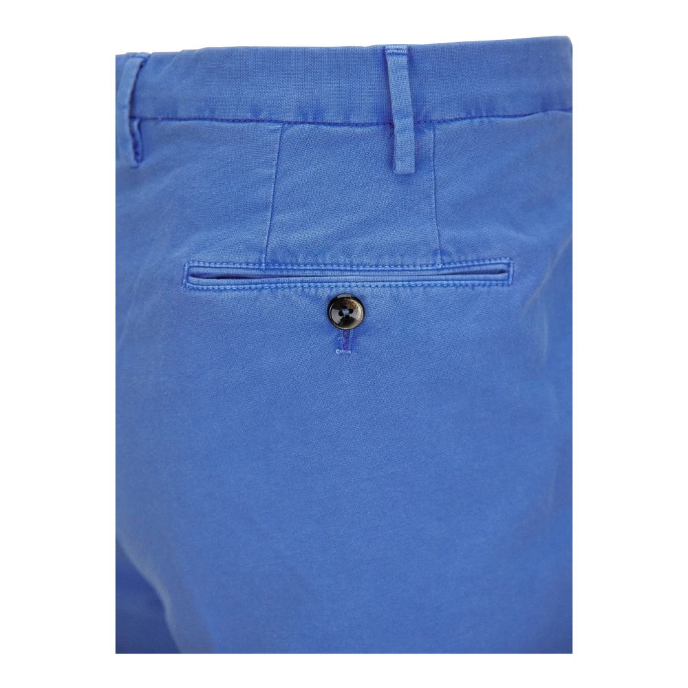 PT Torino Heren Broek met Knoopsluiting Blue Heren
