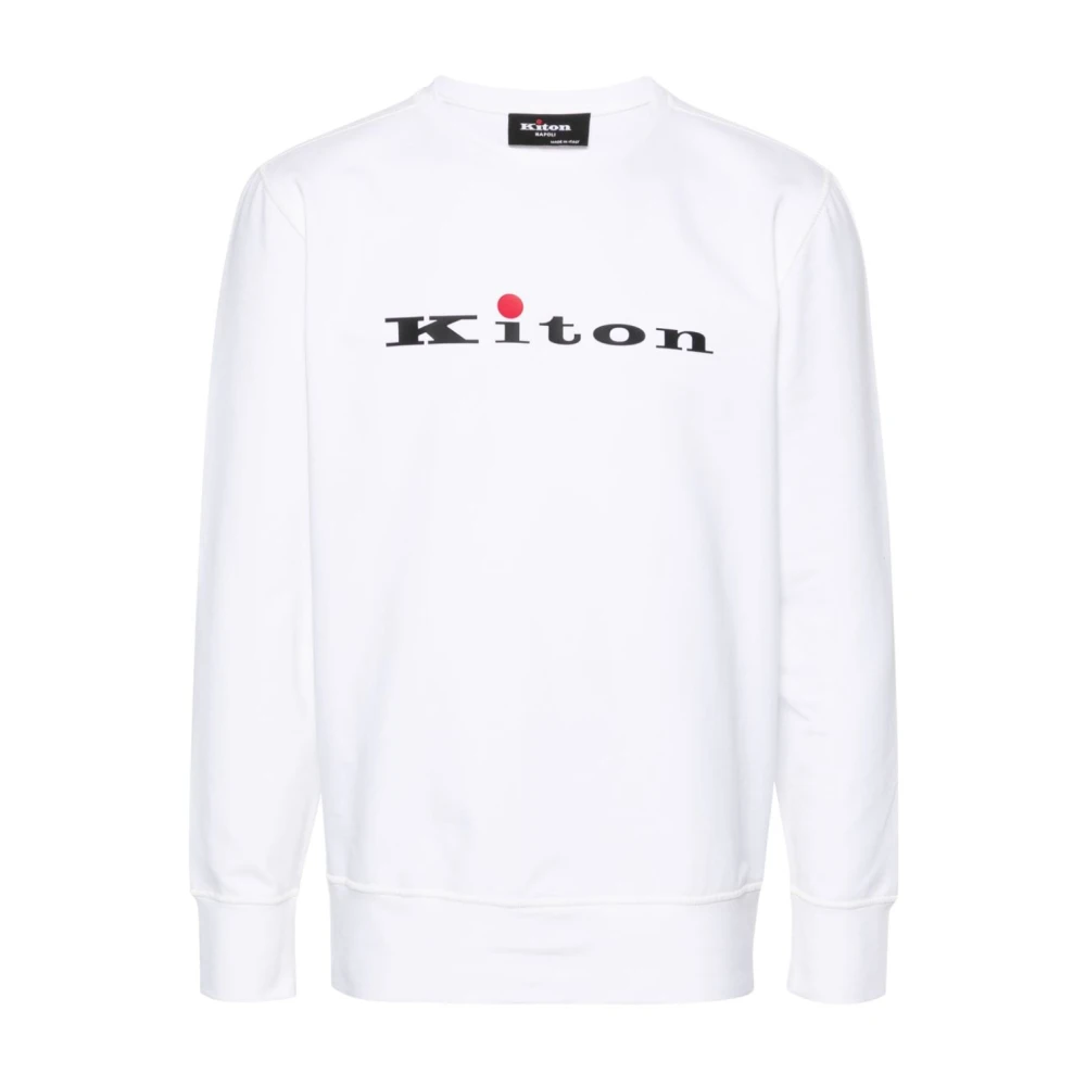 Kiton Sweatshirts White Heren