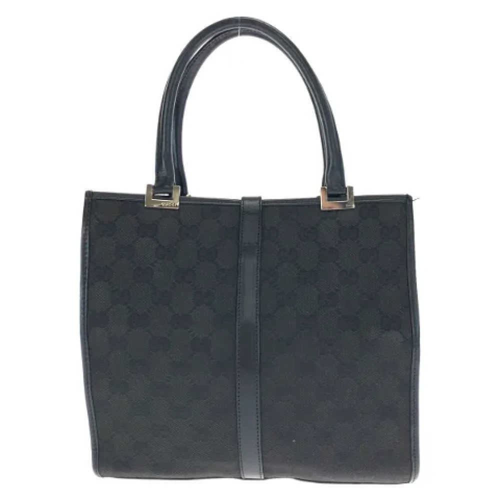 Gucci Vintage Pre-owned Canvas totes Black Dames