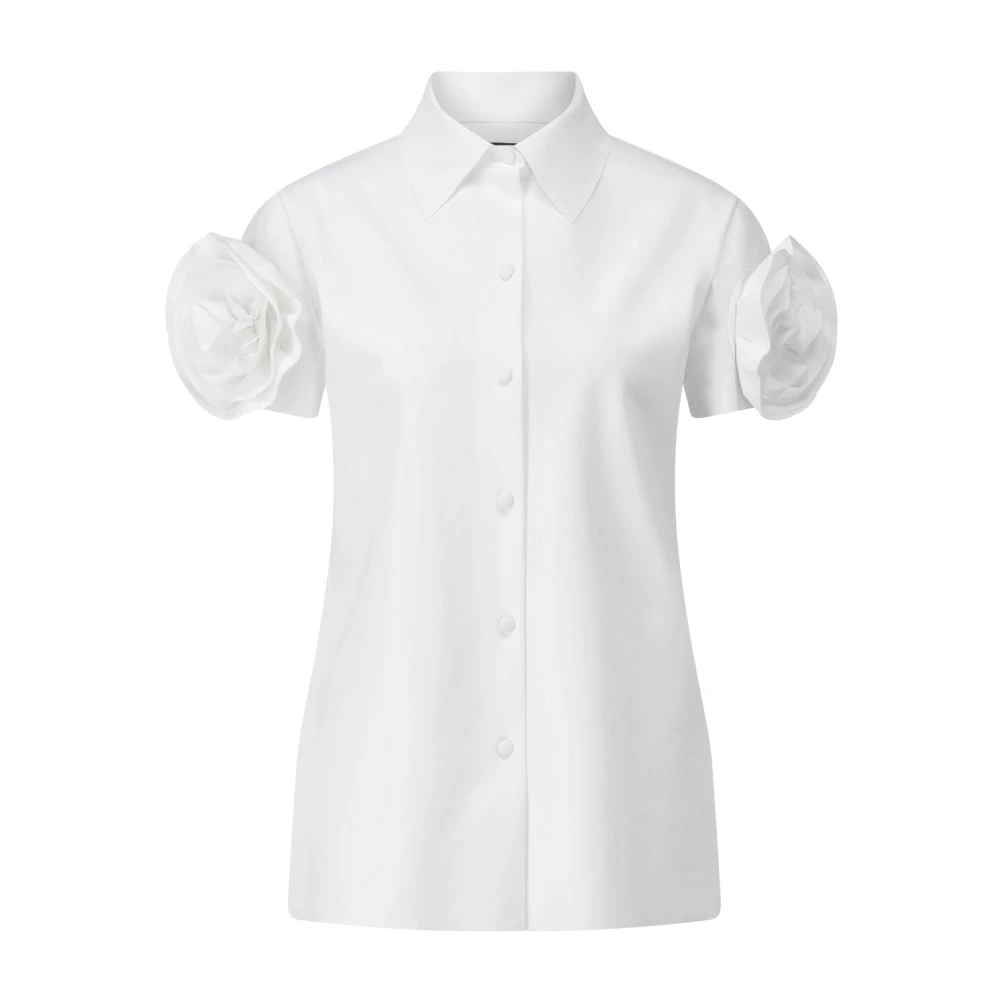 Chiara Boni Bloemenblouse Hyobe Elegante Stijl White Dames