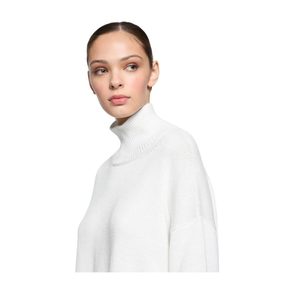 Dondup Stijlvolle Gebreide Trui White Dames