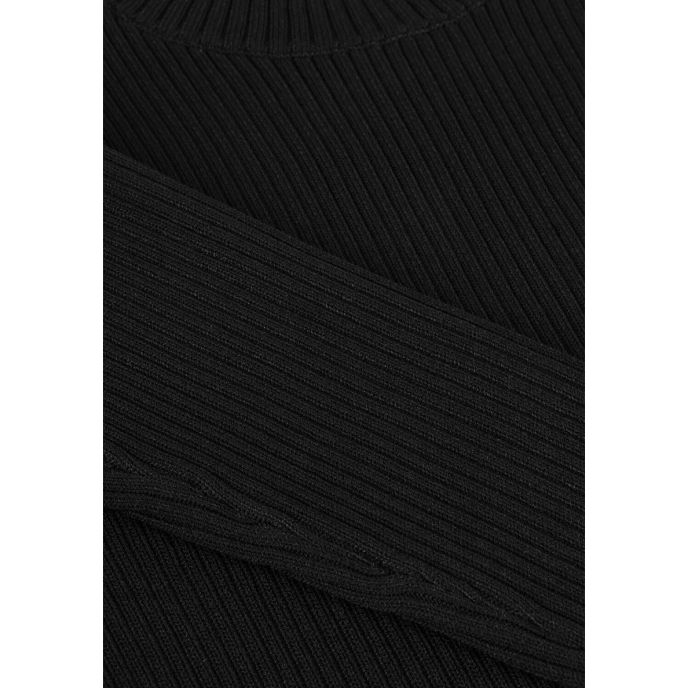 Freebird Elegante Zwarte Midi Jurk Black Dames