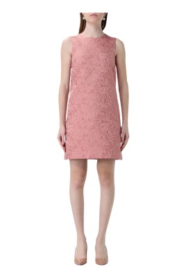 pink-floral-brocade-shift-dress